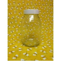 3lb Round Glass Jar